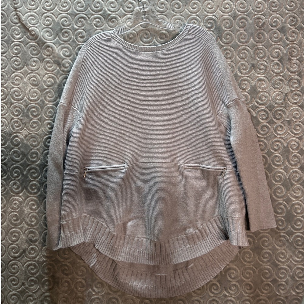 Victoria's Secret Ribbed Knit Sweater Oversized Grey Size M M